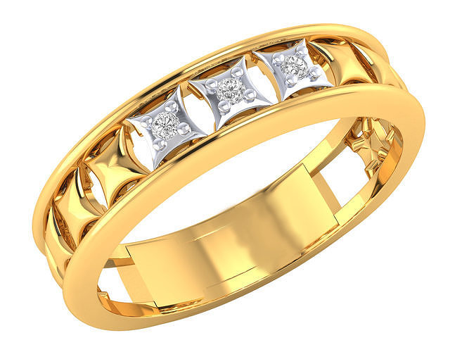  Women Ring Render 3dm STL MTL SLC JCD OBJ FBX Details 3D print model