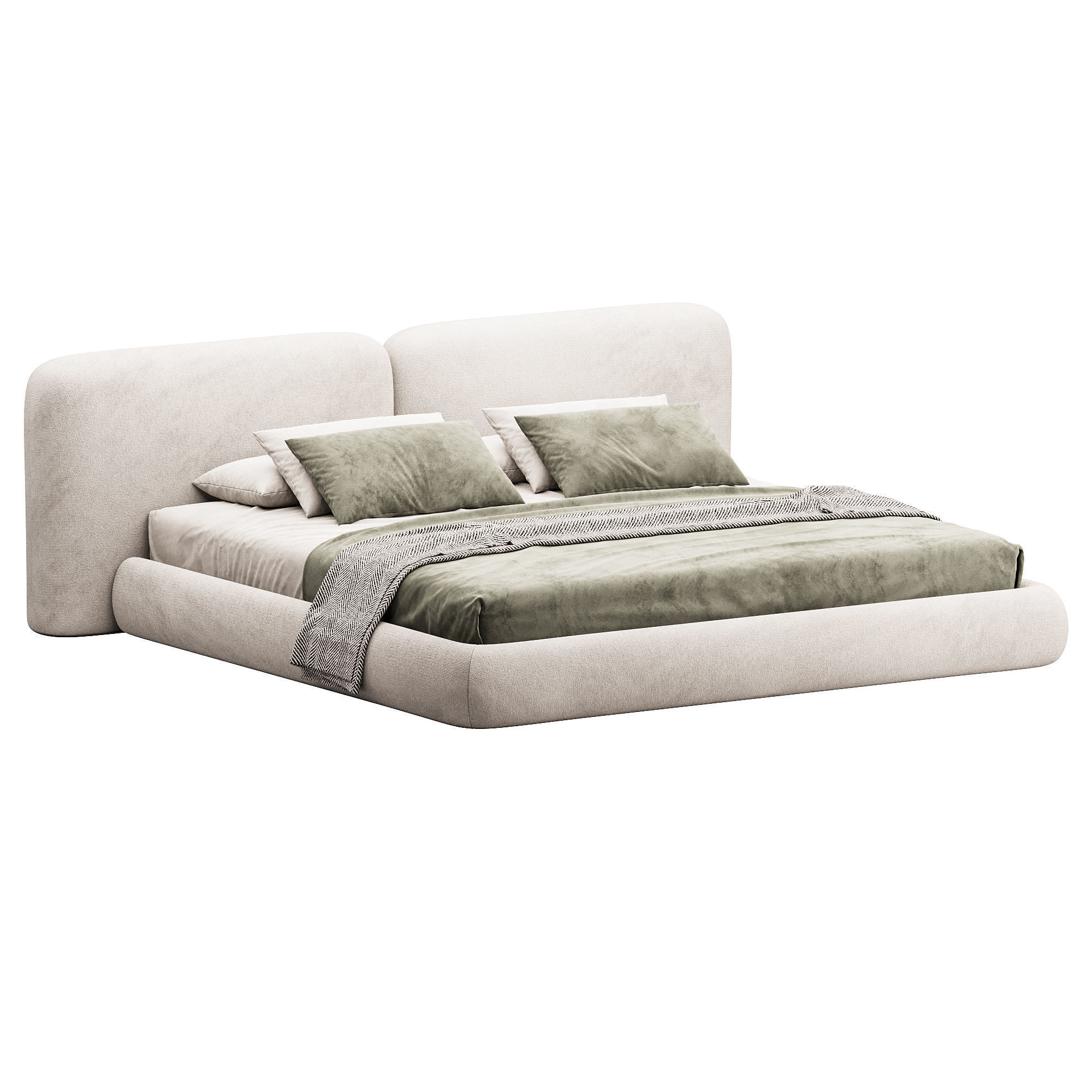 Volume Bed 3D model_1