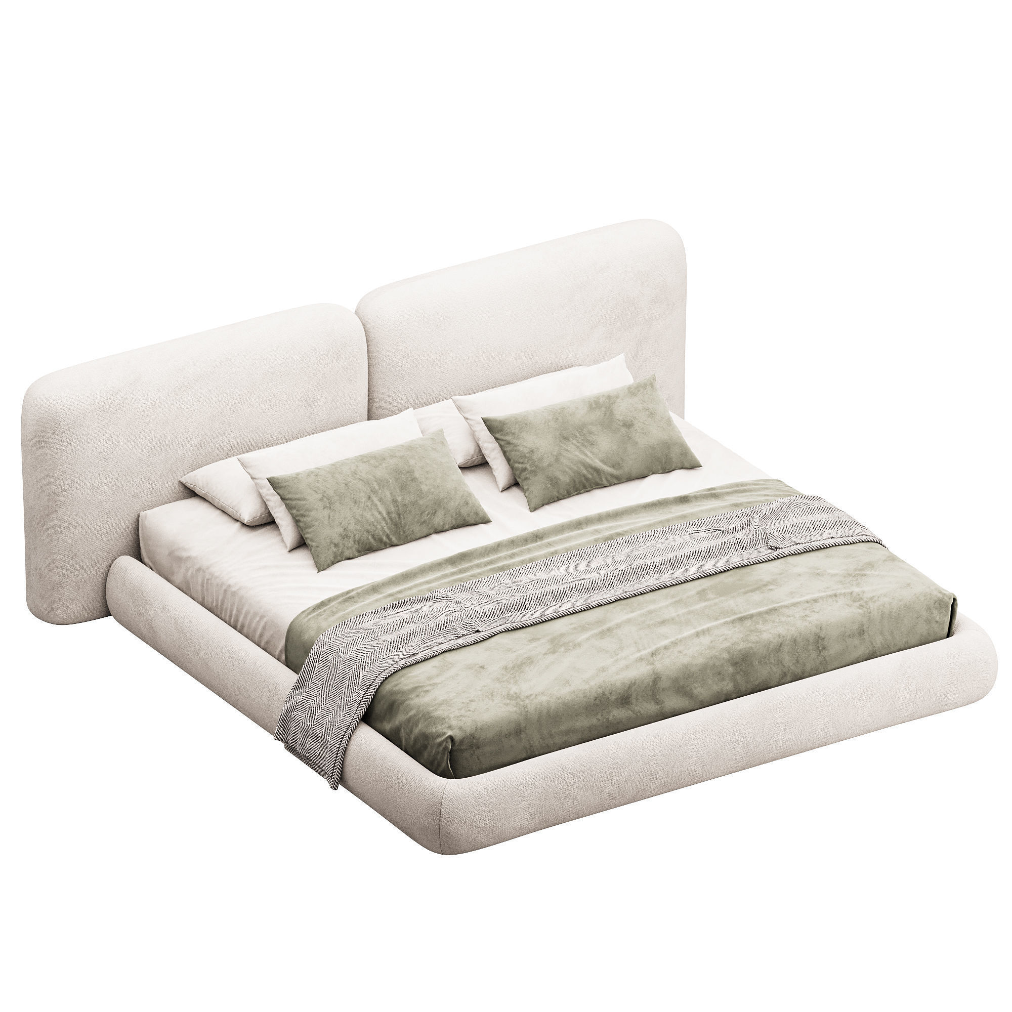Volume Bed 3D model_2