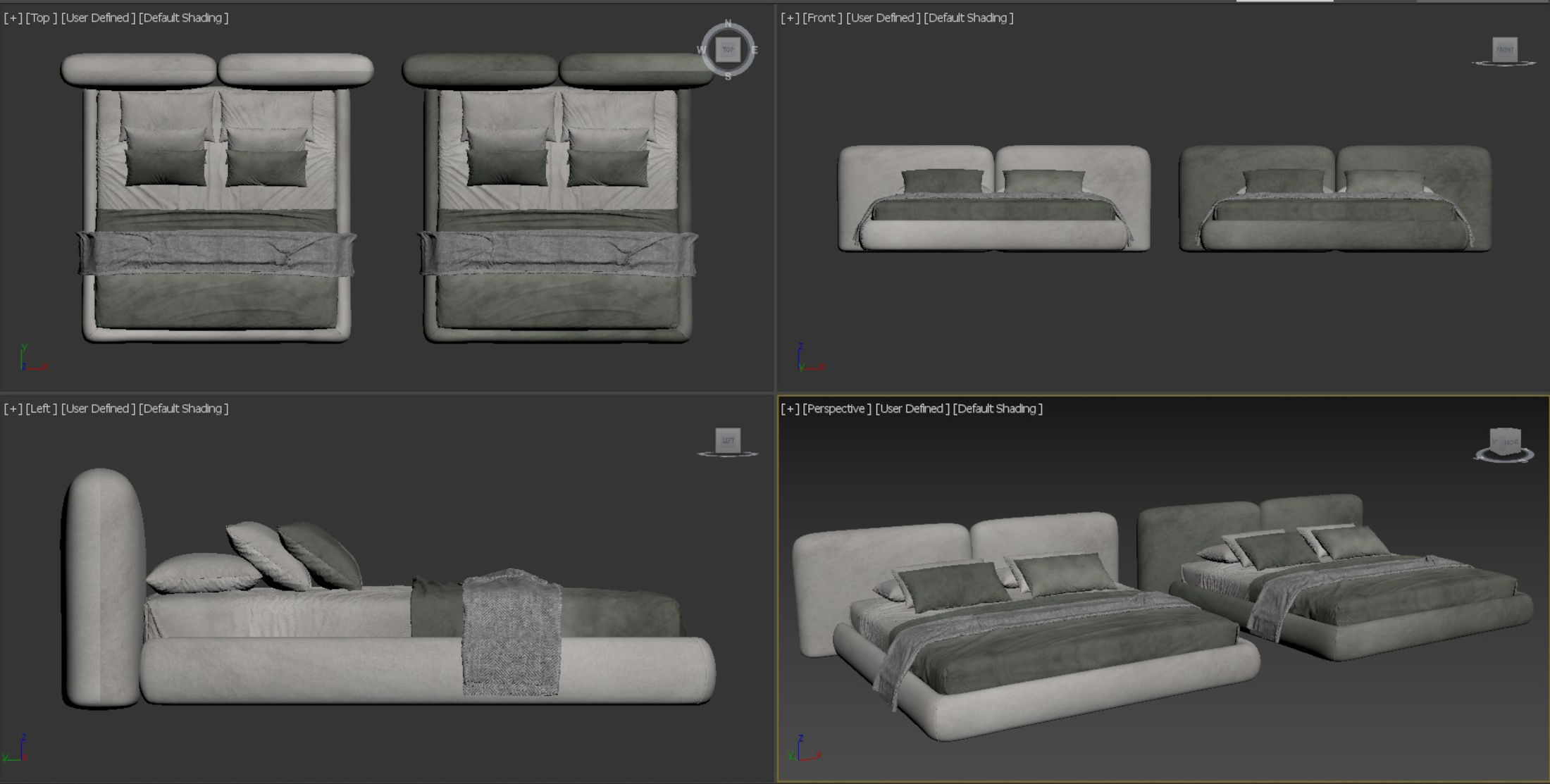 Volume Bed 3D model_4