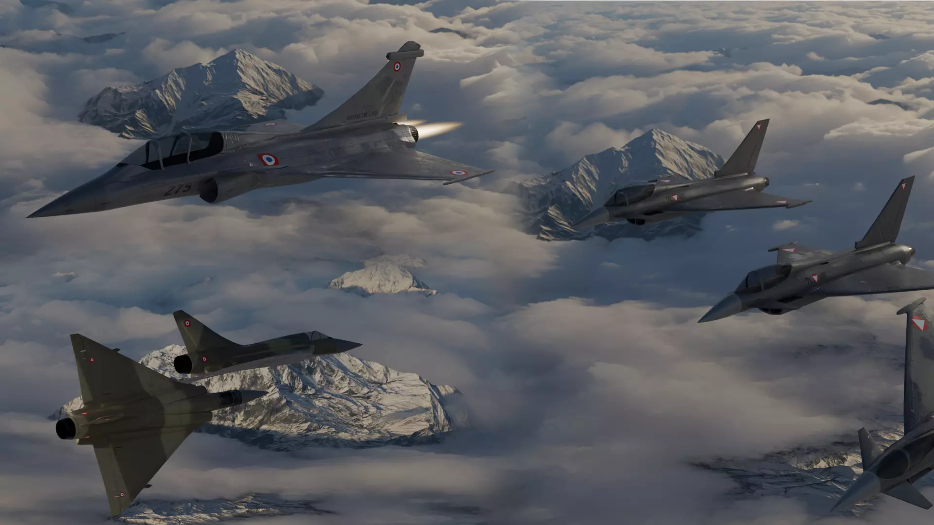 Allied Fighters 3D Model Collection_0