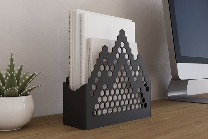 A4 Vertical Paper Holder 3D print model