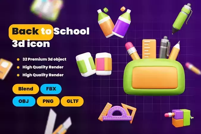Back to School Icon Pack 