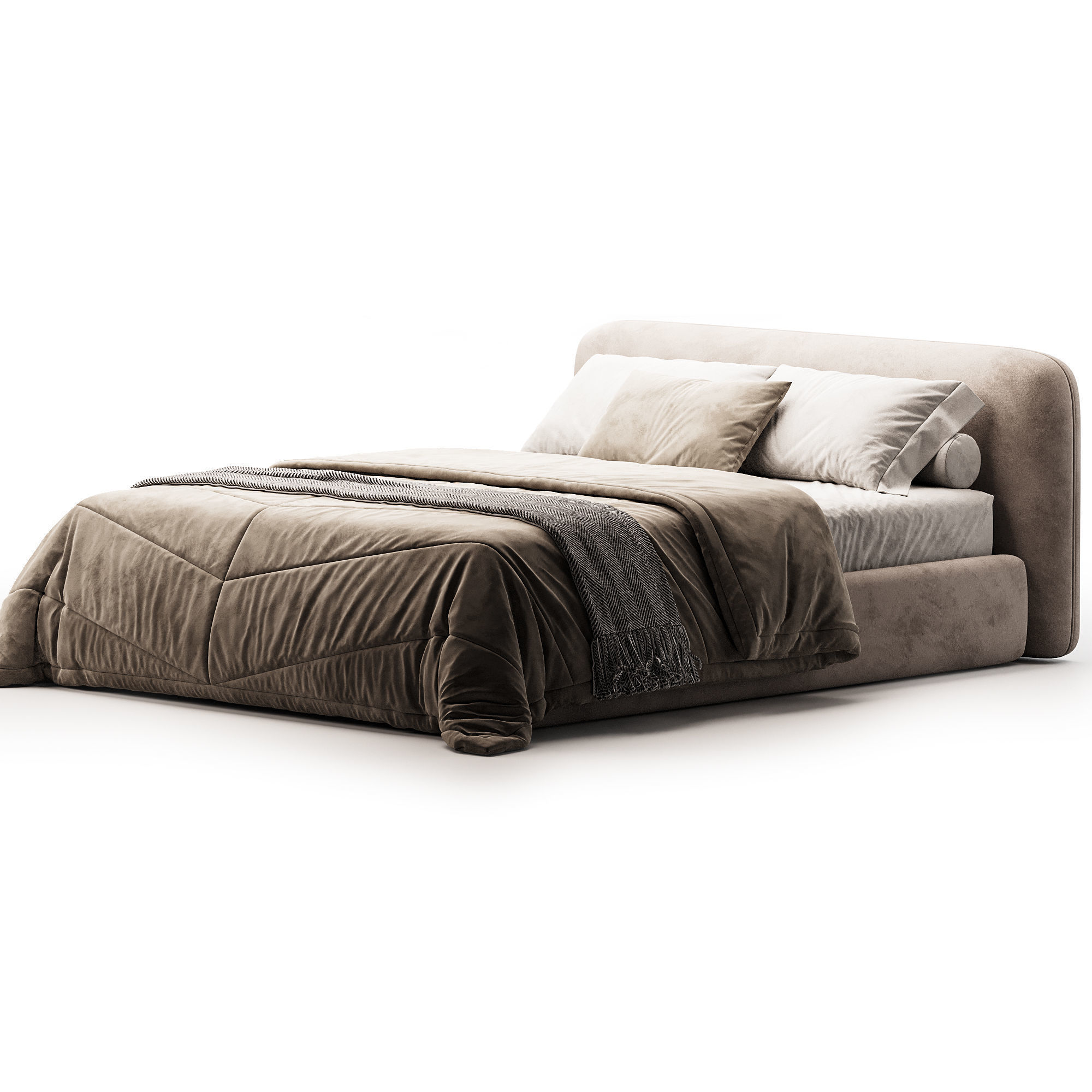 Yun Bed 3D model_1