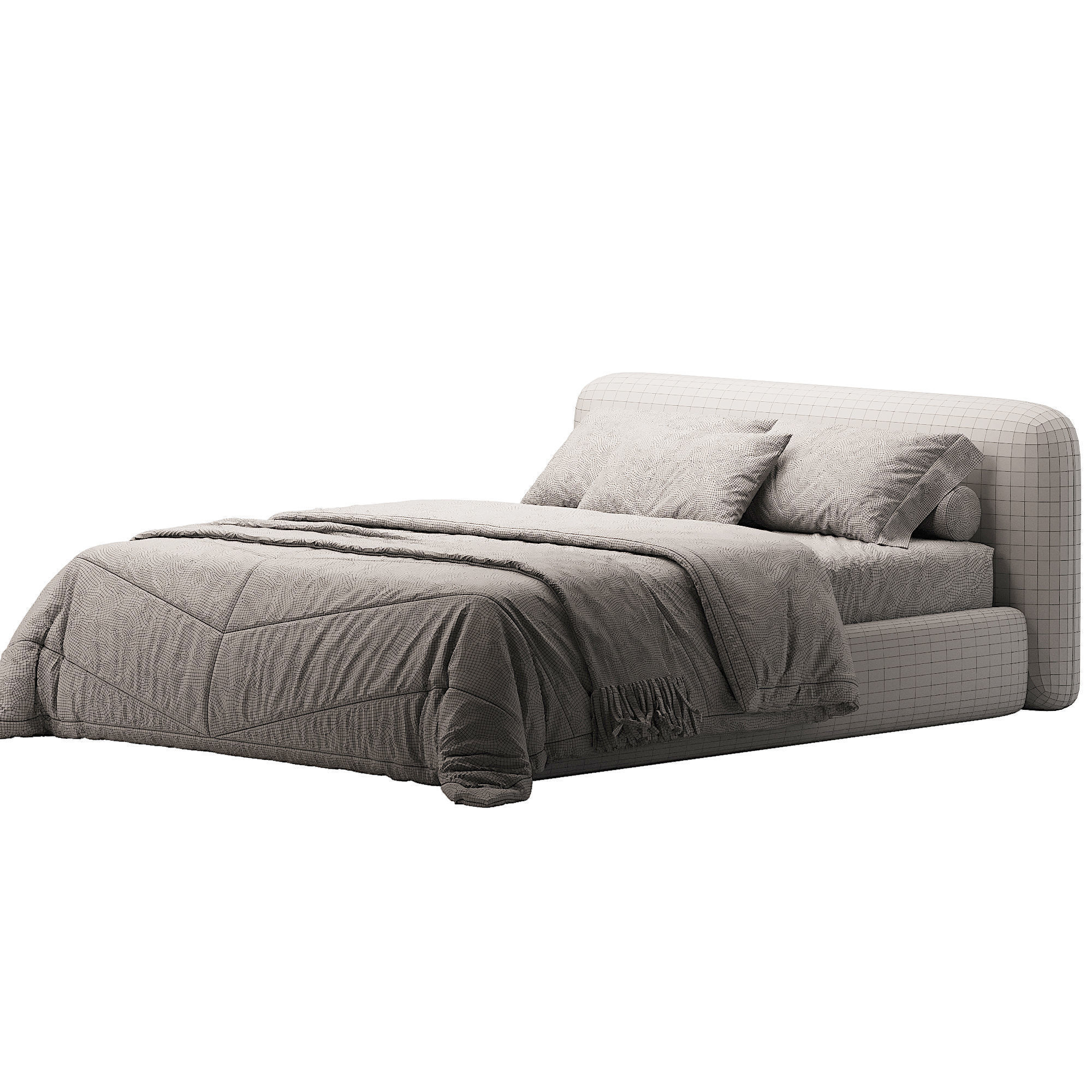 Yun Bed 3D model_4