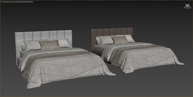 Bliss Bed 3D model 7