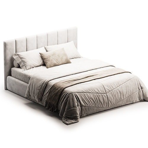 Bliss Bed 3D model 4