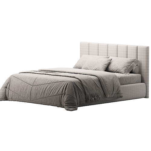 Bliss Bed 3D model 5