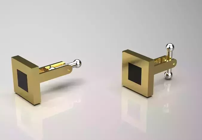 Man Cufflinks Model sj0023 3D print model