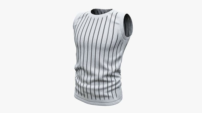Mens Sport Shirt Set1 Low-poly 3D model