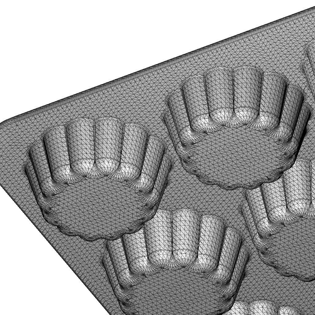 Exquisite Cup Cake Mold 3D print model_6