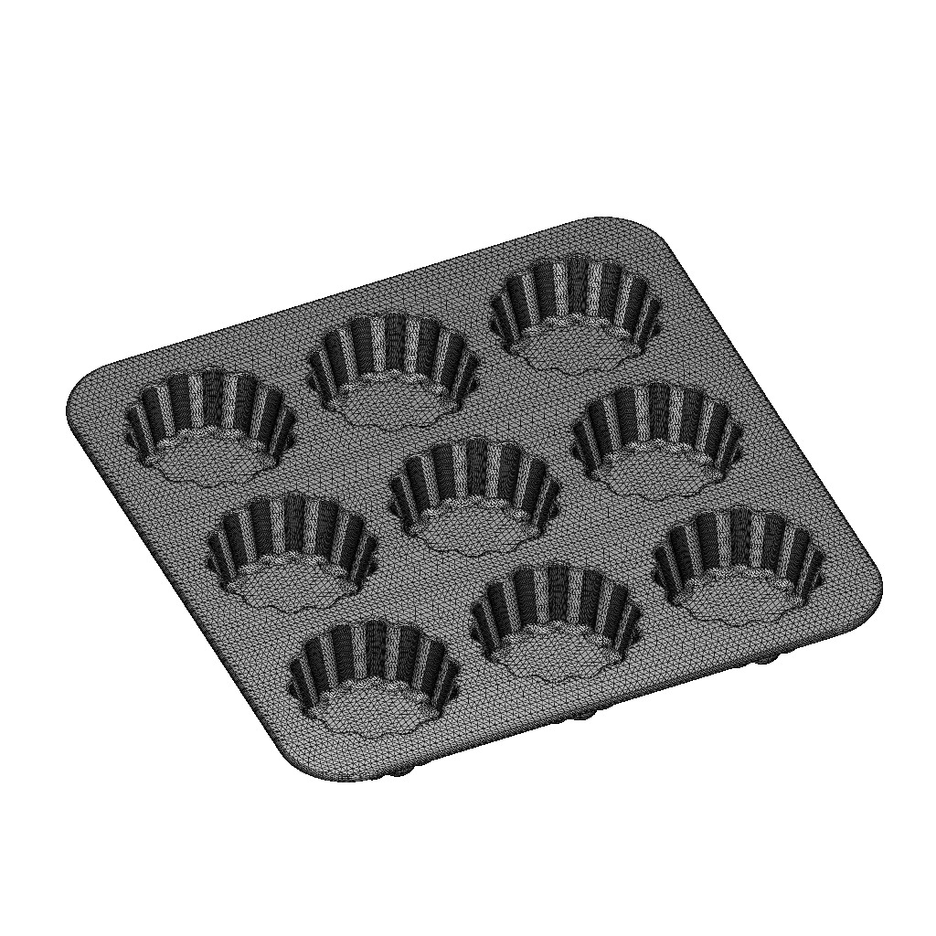 Exquisite Cup Cake Mold 3D print model_4