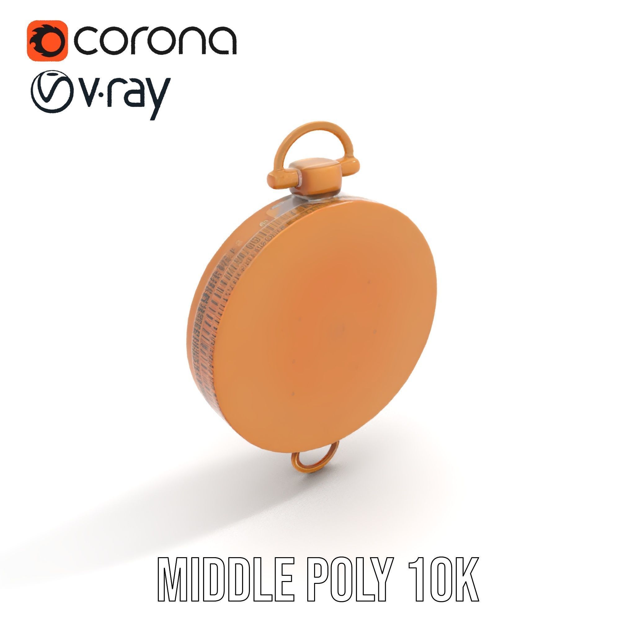 Antique Brass Compass Model Pack Low-poly 3D model_16