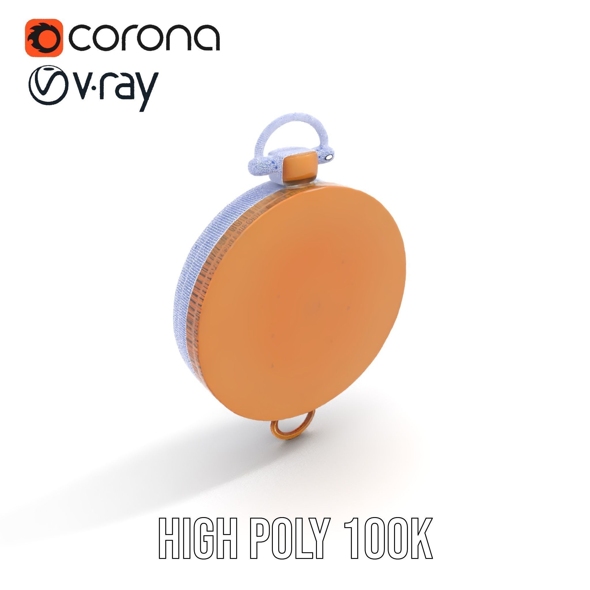 Antique Brass Compass Model Pack Low-poly 3D model_33