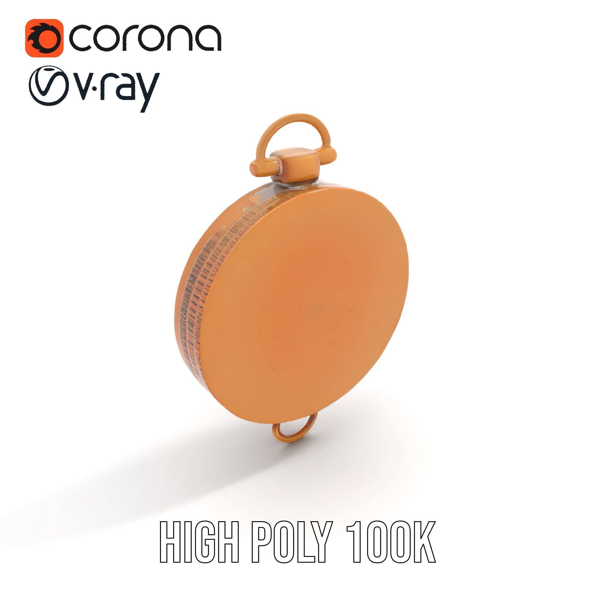 Antique Brass Compass Model Pack Low-poly 3D model_23