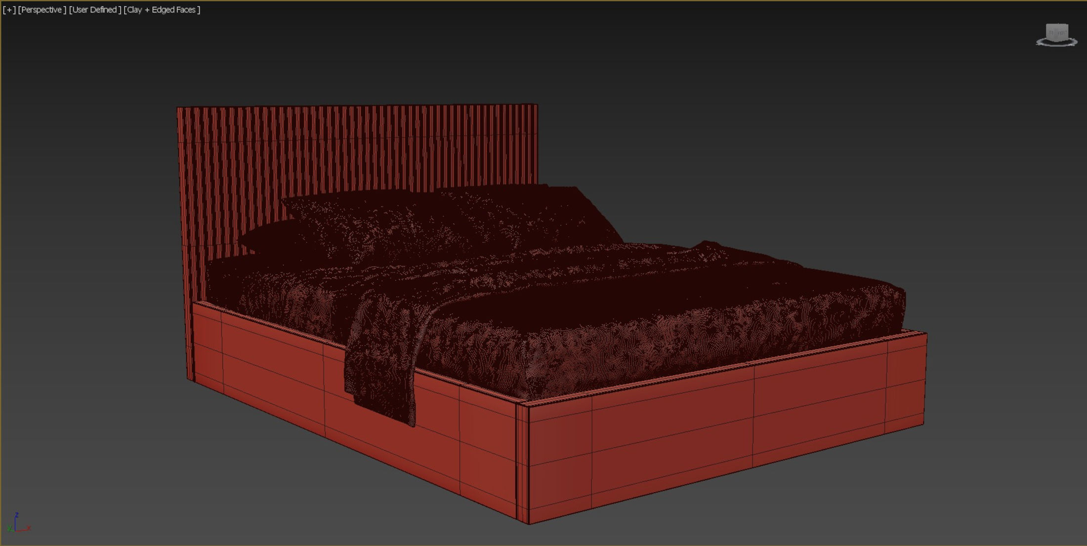 Lindsey Bed 3D model_6