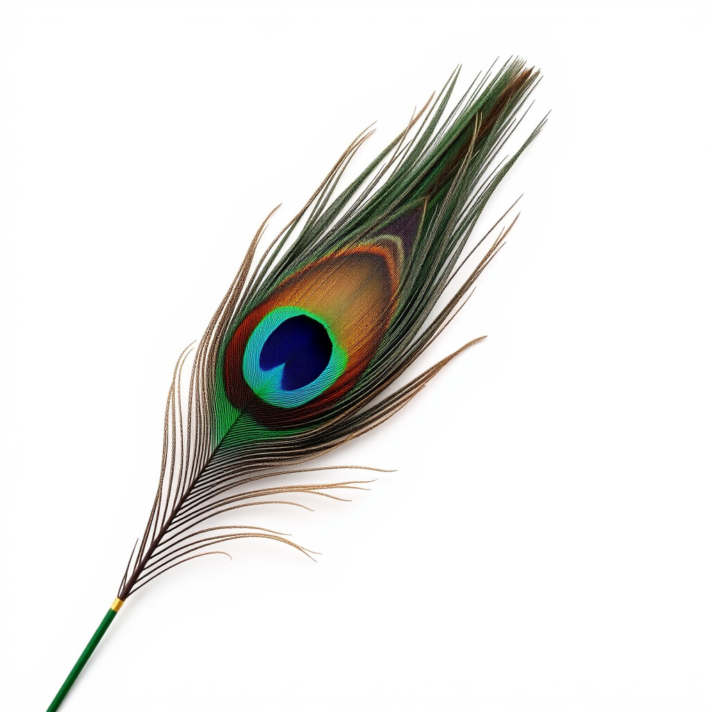Peacock Feather Detailed Model Pack for Realistic Simulations Low-poly 3D model_2
