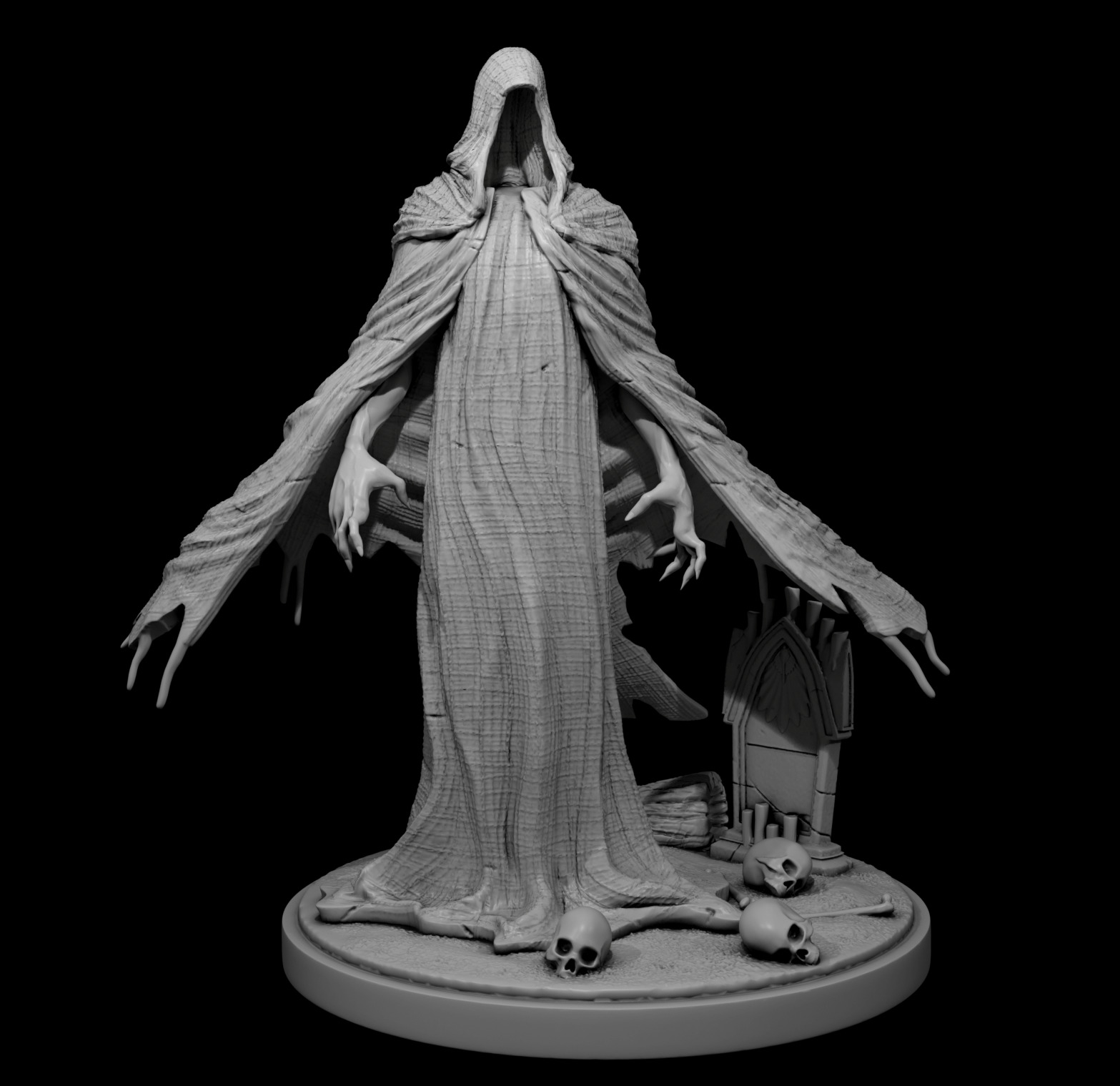 50mm Wraith 3D print model_2