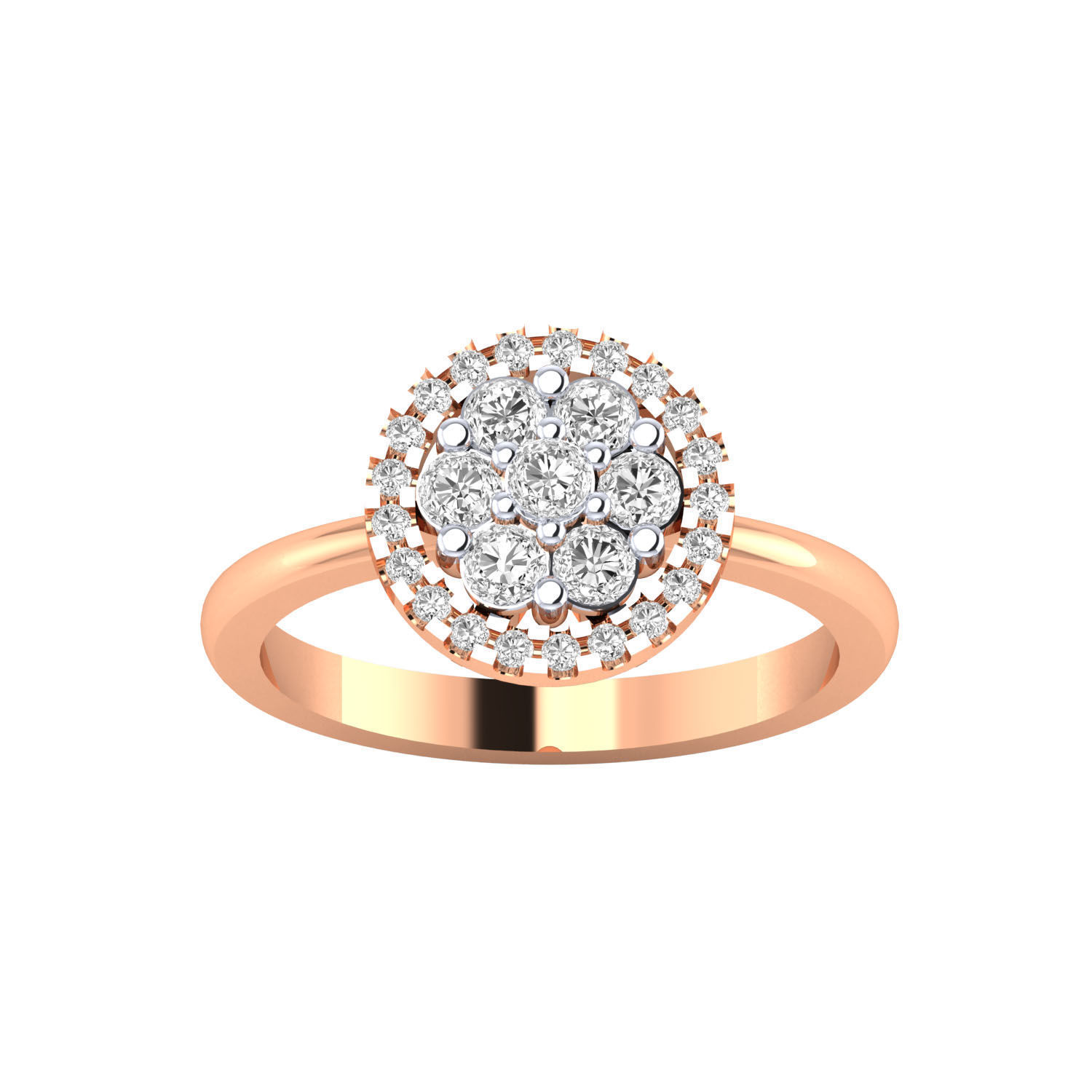 Women Ring Render 3dm STL MTL OBJ FBX Details 3D print model_10