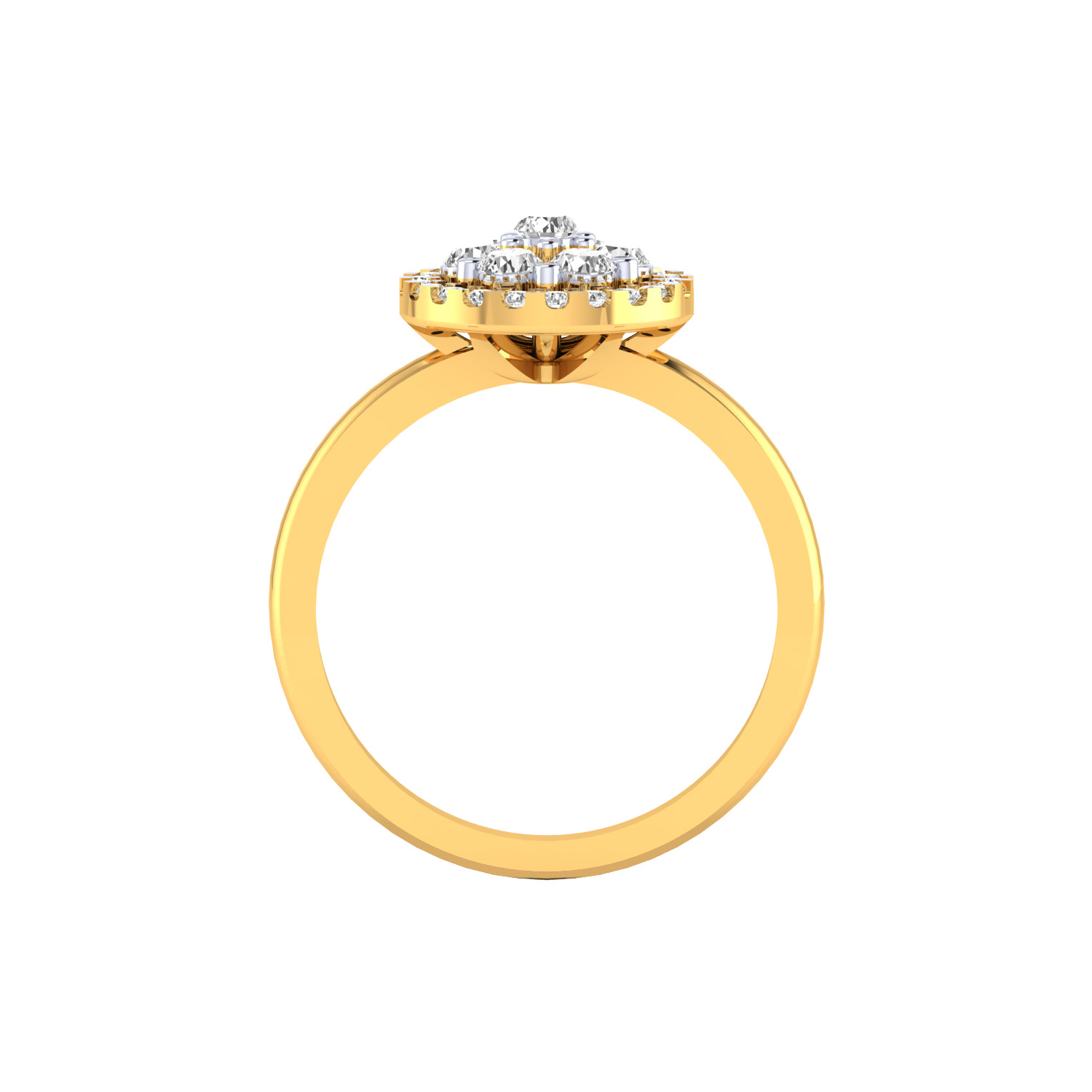 Women Ring Render 3dm STL MTL OBJ FBX Details 3D print model_17