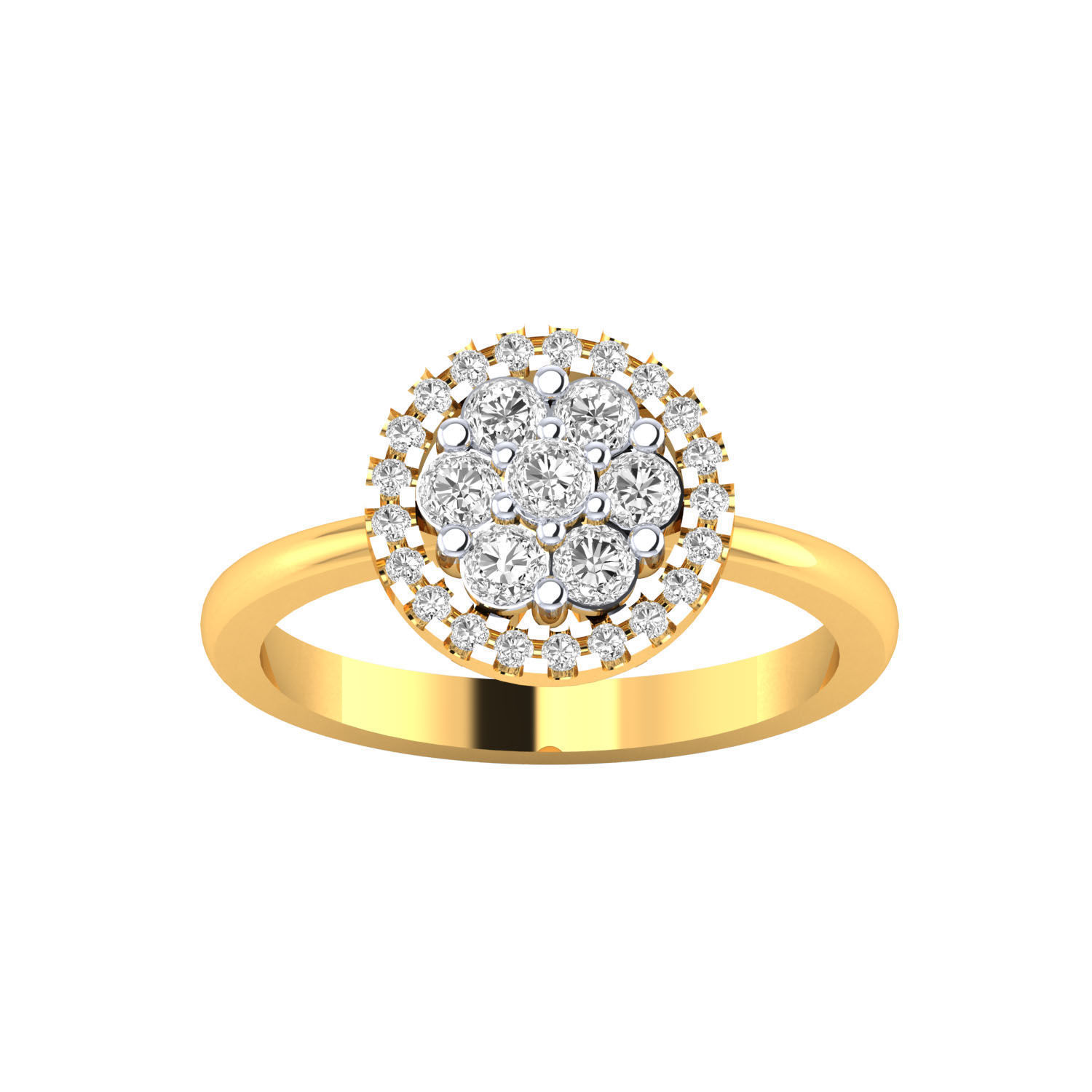 Women Ring Render 3dm STL MTL OBJ FBX Details 3D print model_8