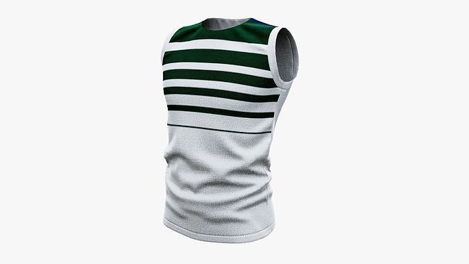 Mens Sport Shirt Set2 Low-poly 3D model
