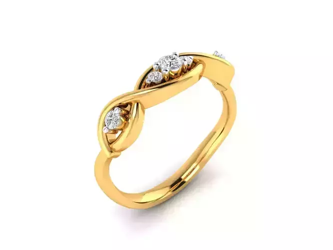Women Ring Render 3dm STL MTL OBJ FBX Details