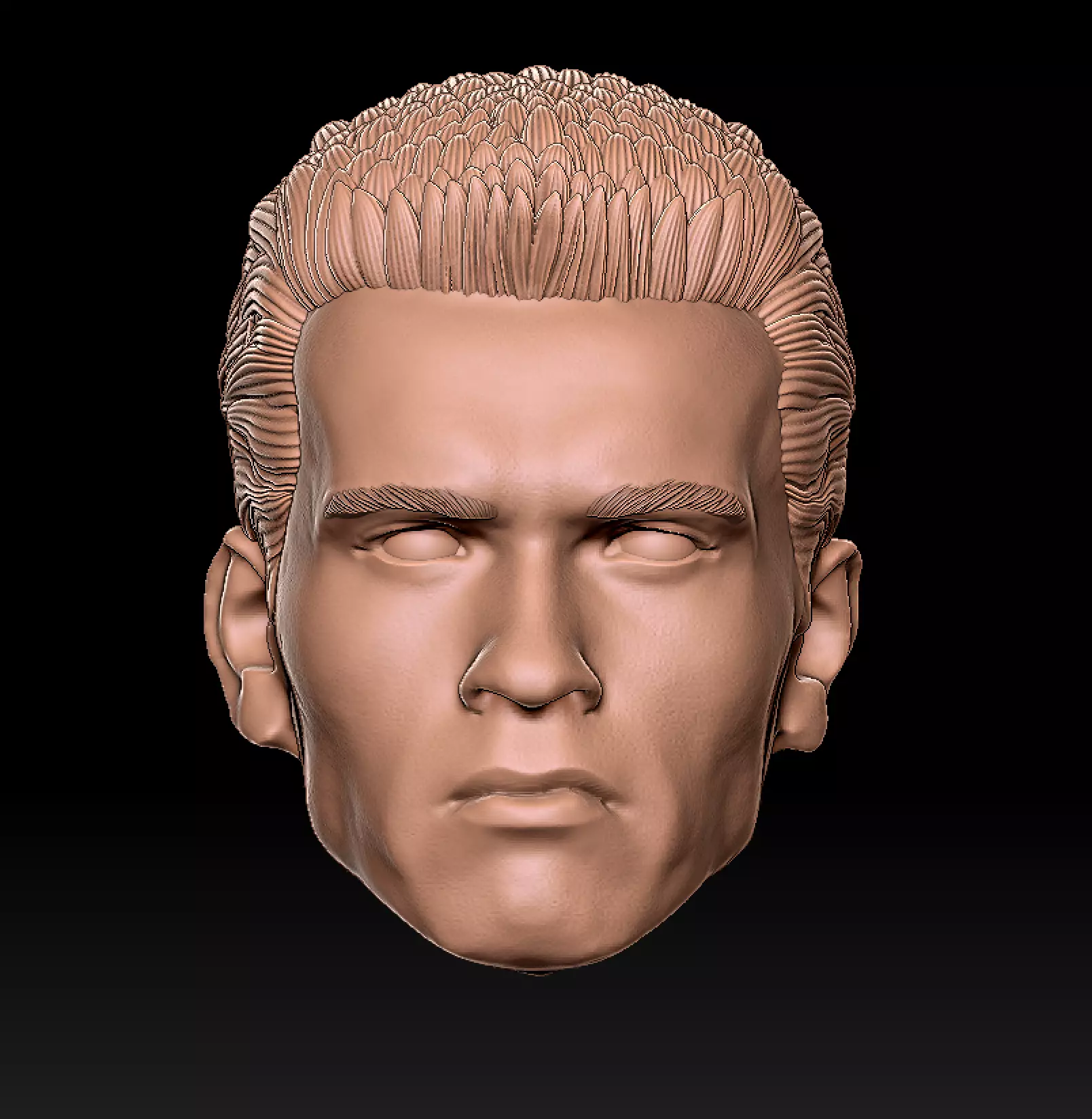 Arnold Schwarzenegger  3D print model_0