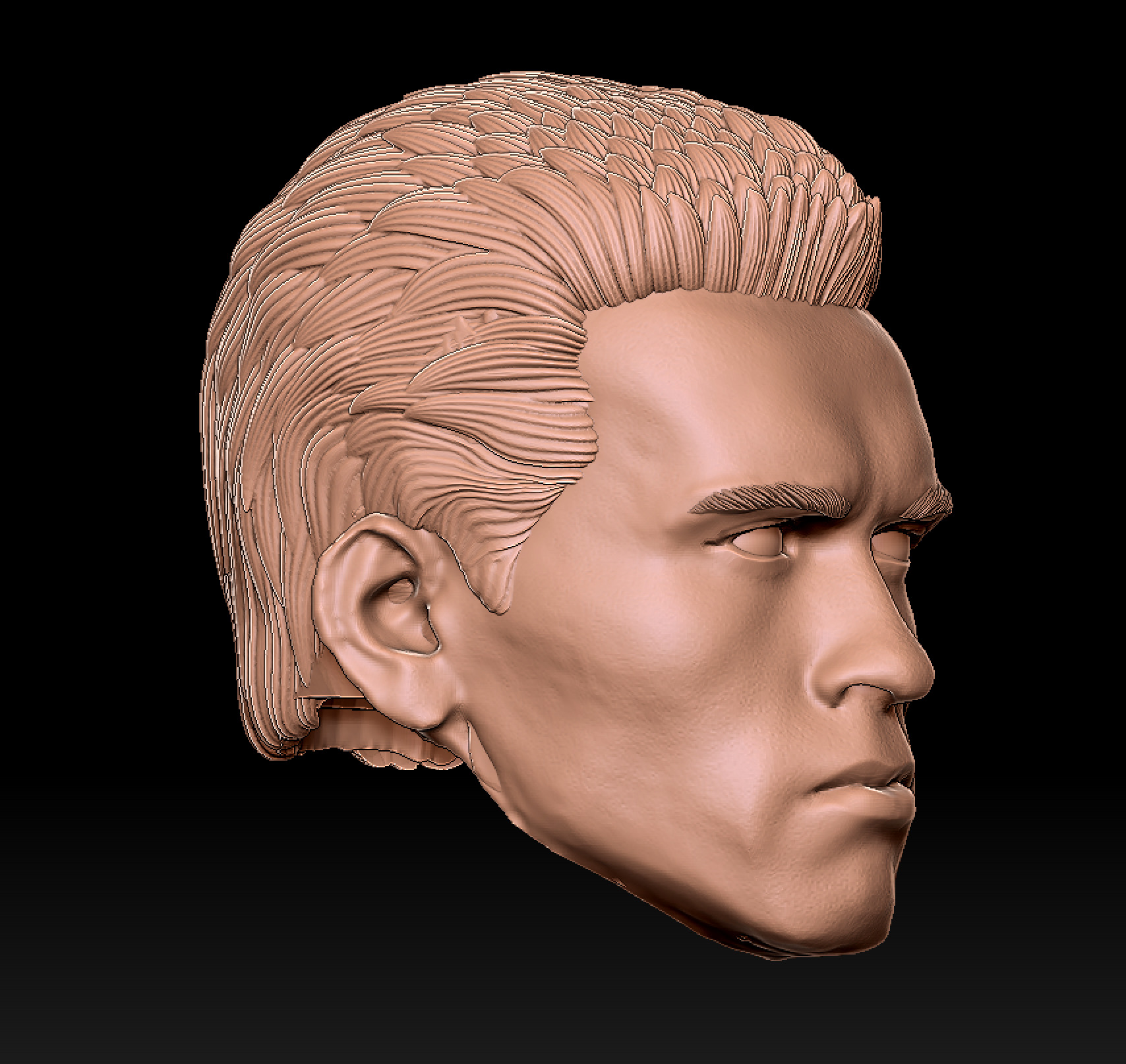 Arnold Schwarzenegger  3D print model_2