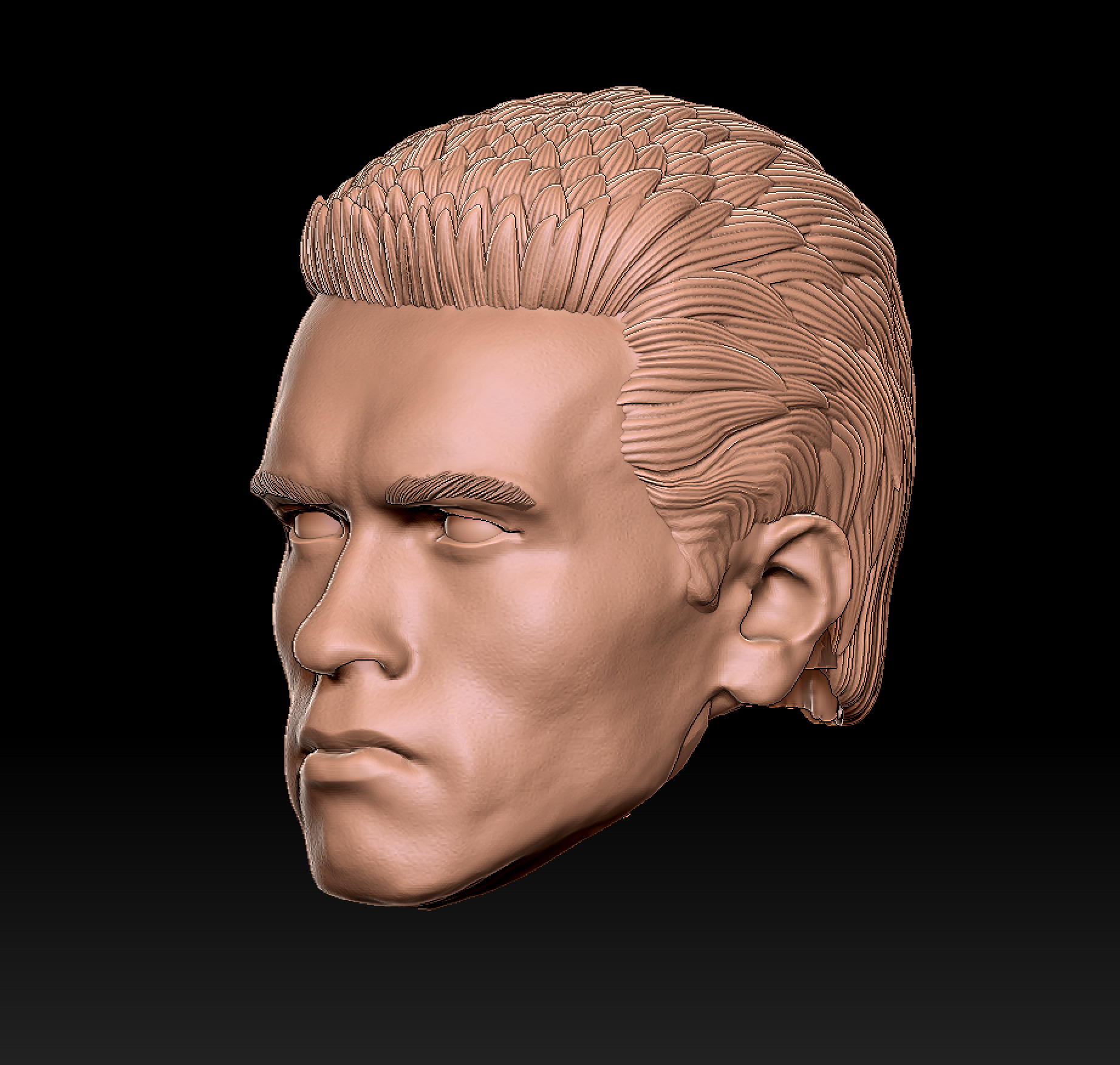 Arnold Schwarzenegger  3D print model_1