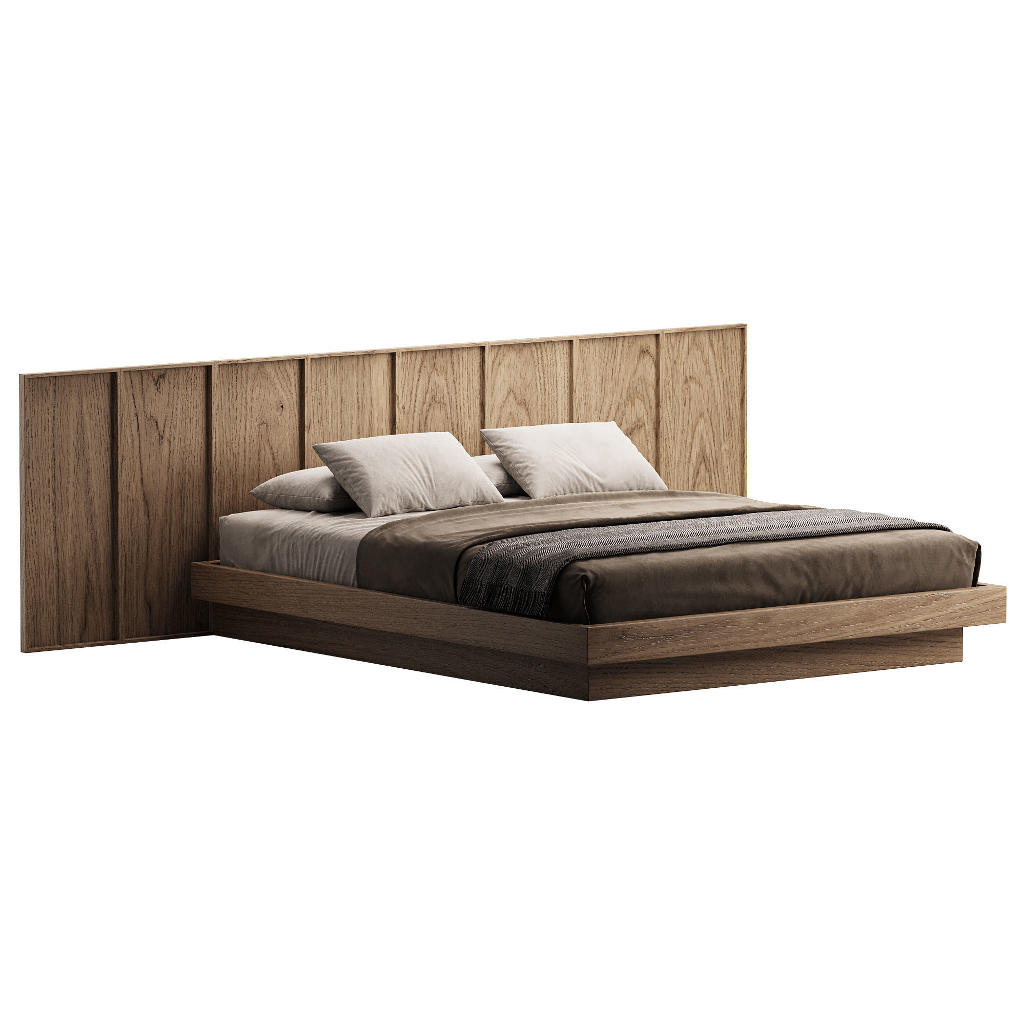 Double Bed 3D model_1