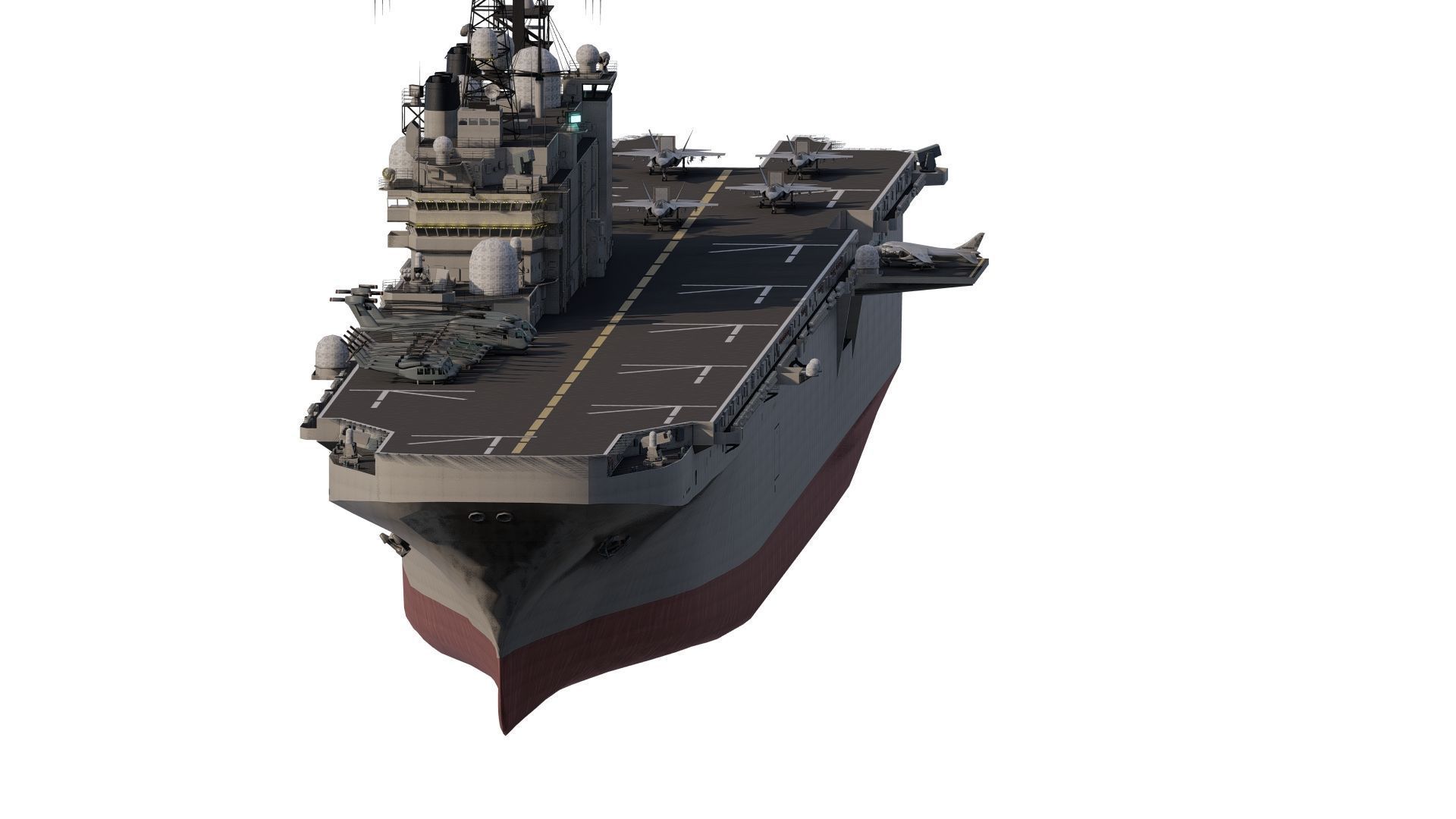US NAVY AIRCRAFT CARRIER 3D model_2