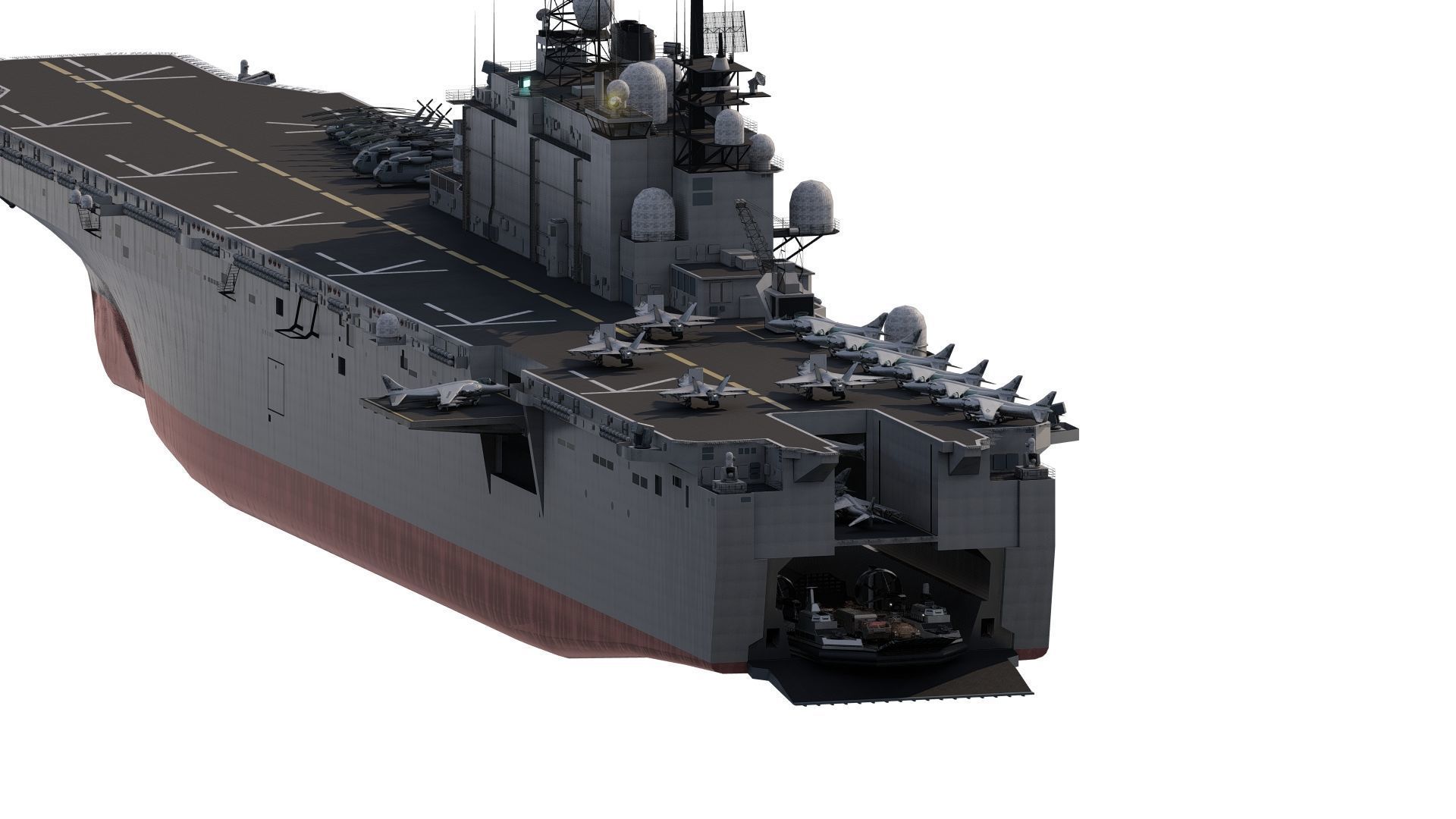 US NAVY AIRCRAFT CARRIER 3D model_4
