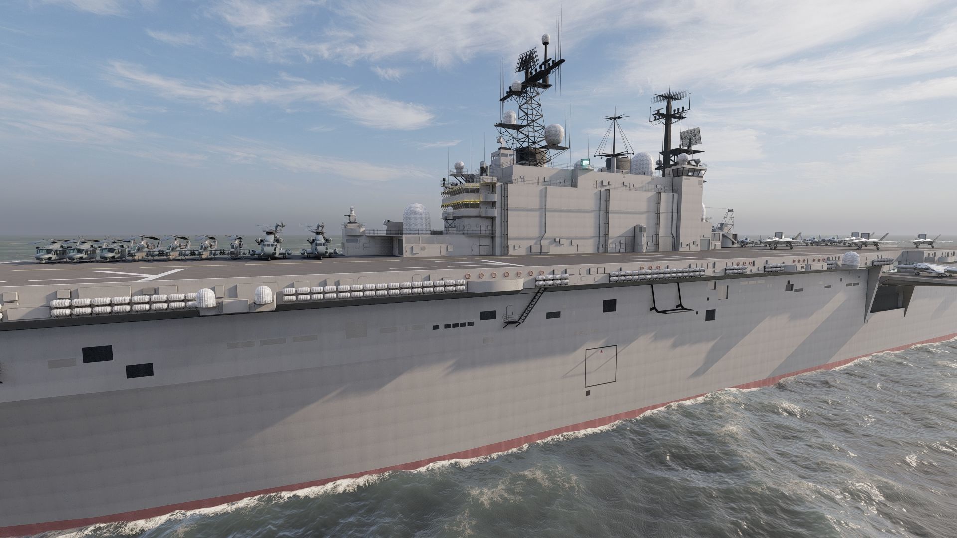 US NAVY AIRCRAFT CARRIER 3D model_9