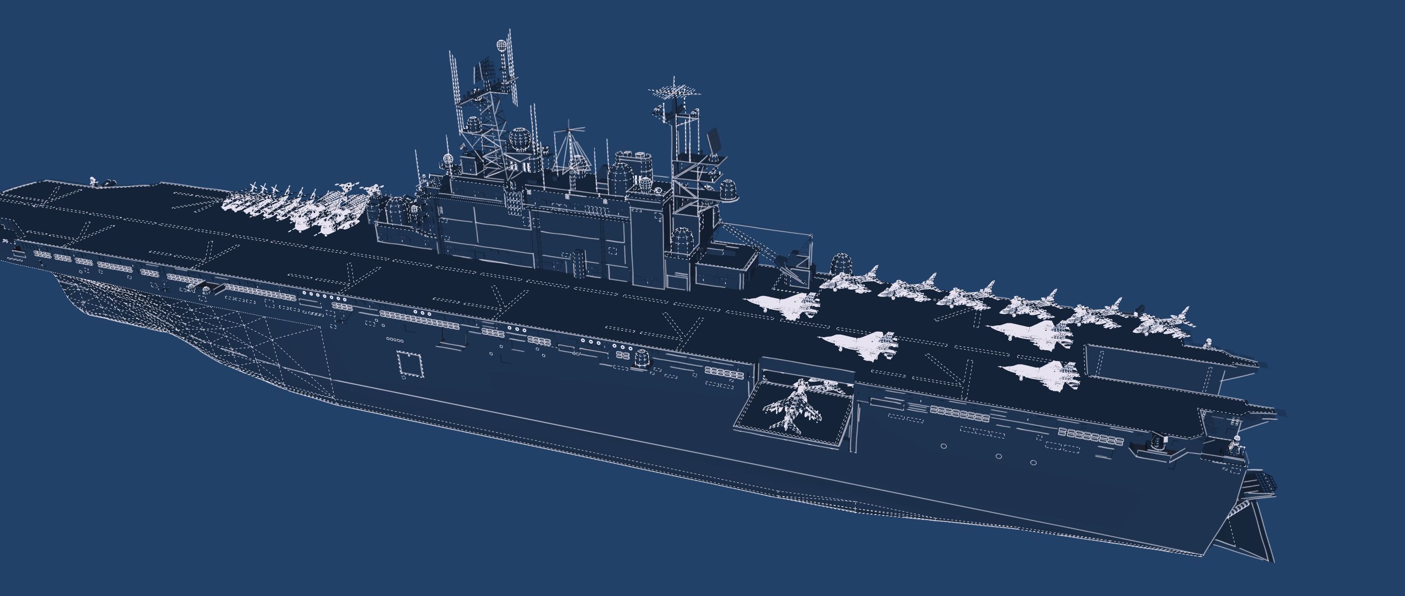 US NAVY AIRCRAFT CARRIER 3D model_49