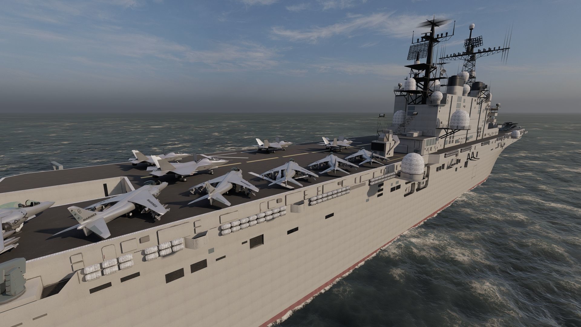US NAVY AIRCRAFT CARRIER 3D model_14