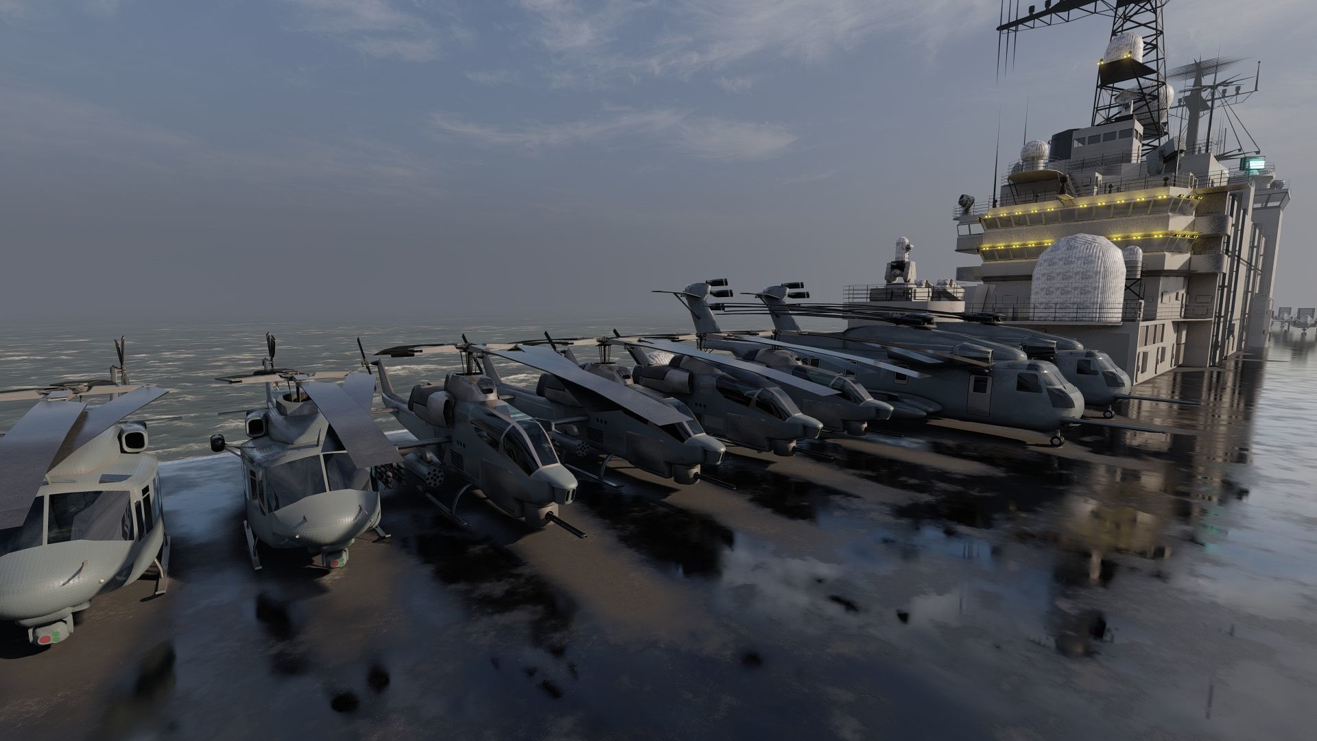 US NAVY AIRCRAFT CARRIER 3D model_20