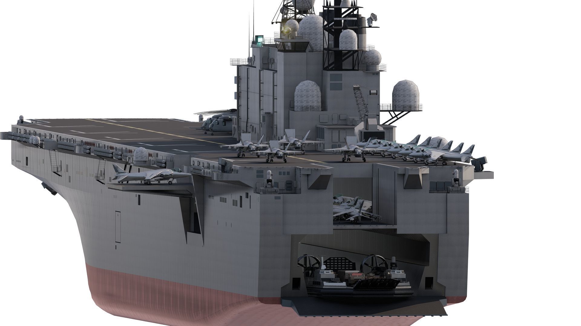 US NAVY AIRCRAFT CARRIER 3D model_5