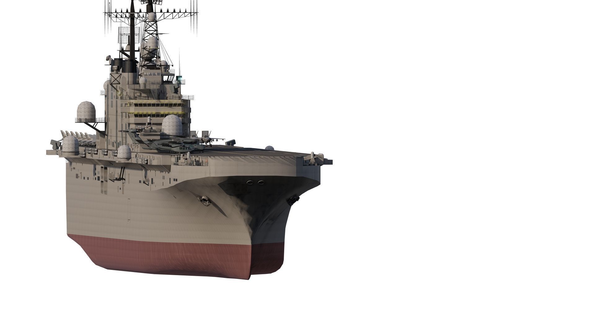 US NAVY AIRCRAFT CARRIER 3D model_1
