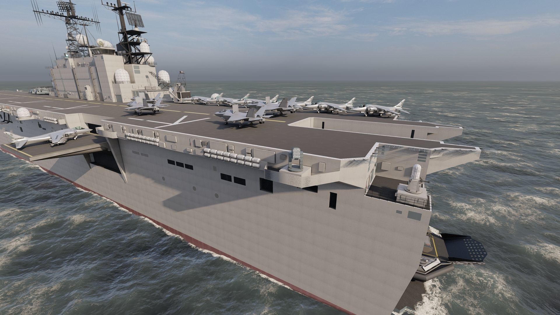 US NAVY AIRCRAFT CARRIER 3D model_11
