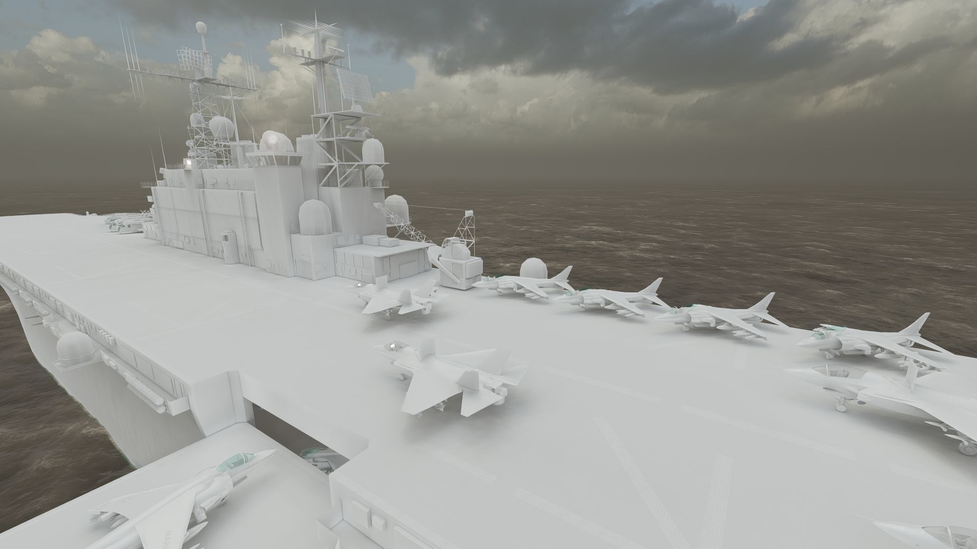 US NAVY AIRCRAFT CARRIER 3D model_45