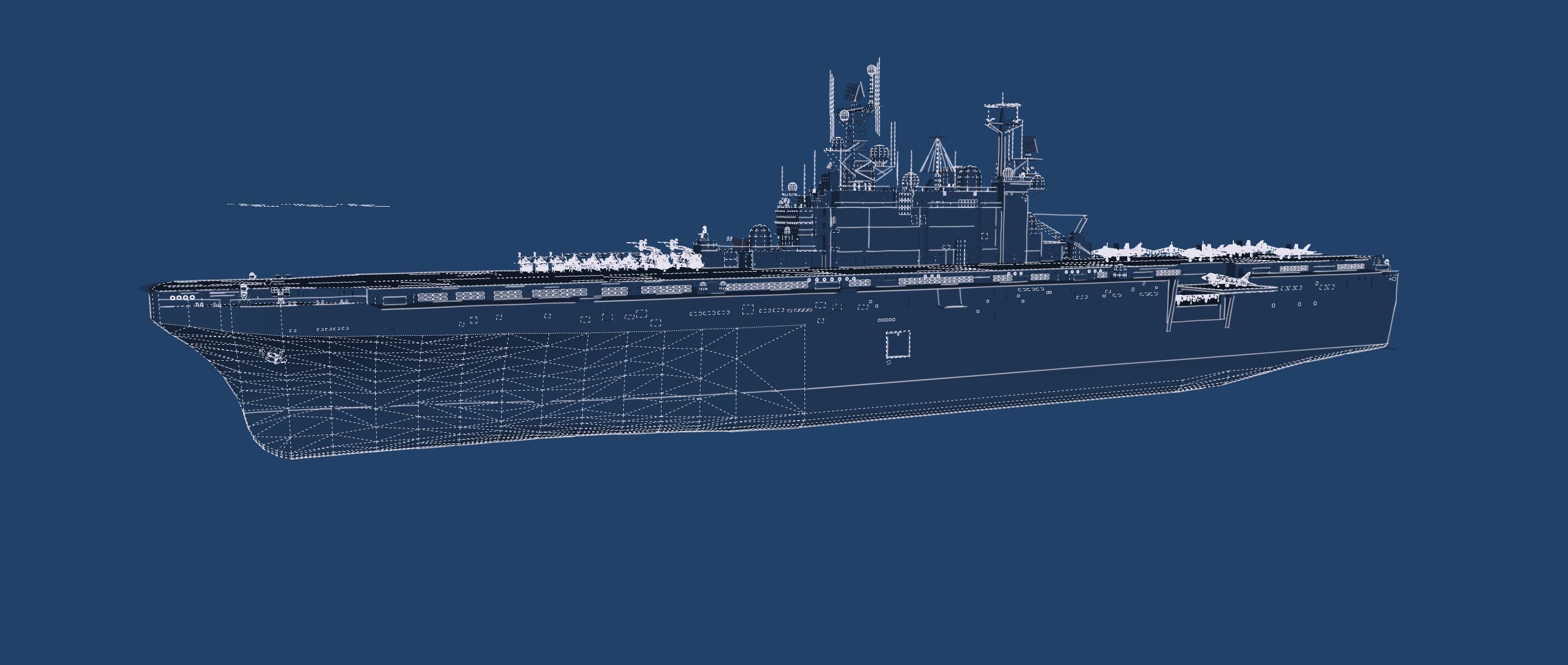 US NAVY AIRCRAFT CARRIER 3D model_46