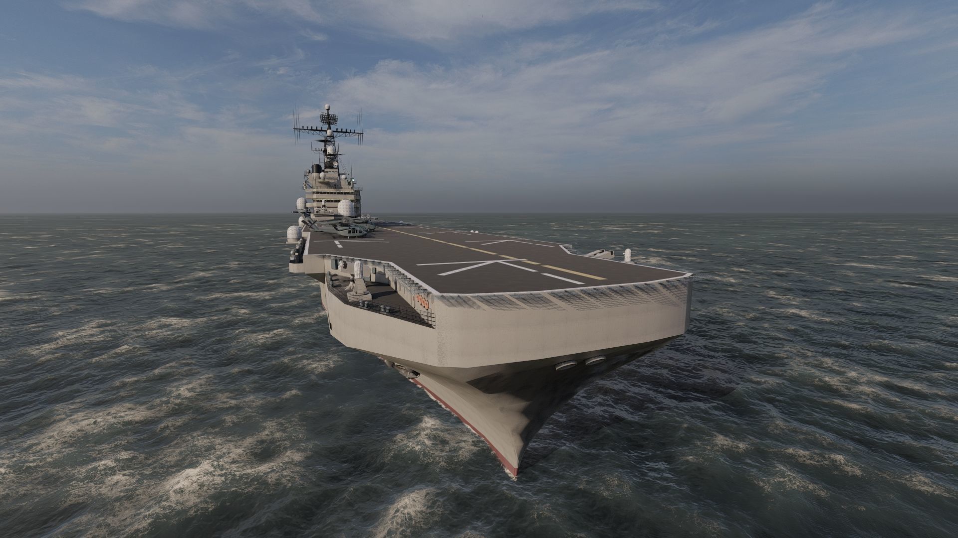 US NAVY AIRCRAFT CARRIER 3D model_17