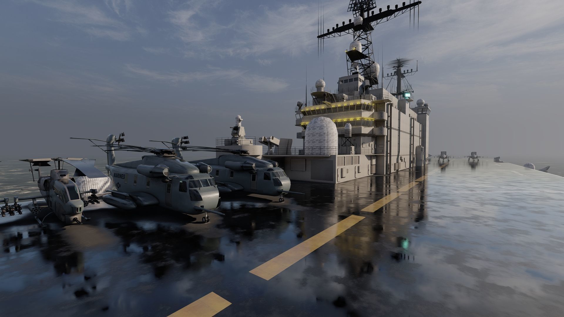 US NAVY AIRCRAFT CARRIER 3D model_21