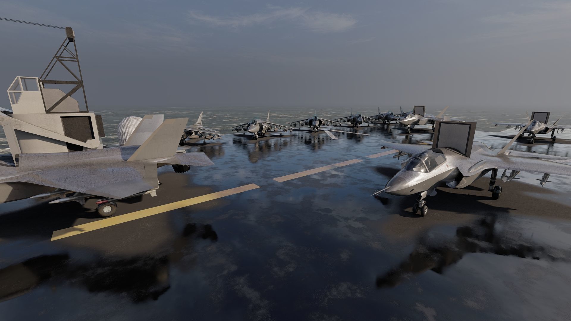 US NAVY AIRCRAFT CARRIER 3D model_32