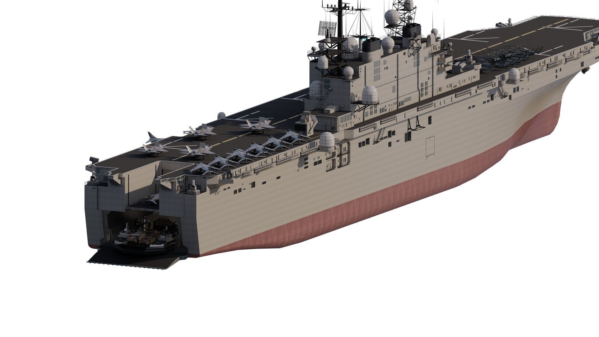 US NAVY AIRCRAFT CARRIER 3D model_6