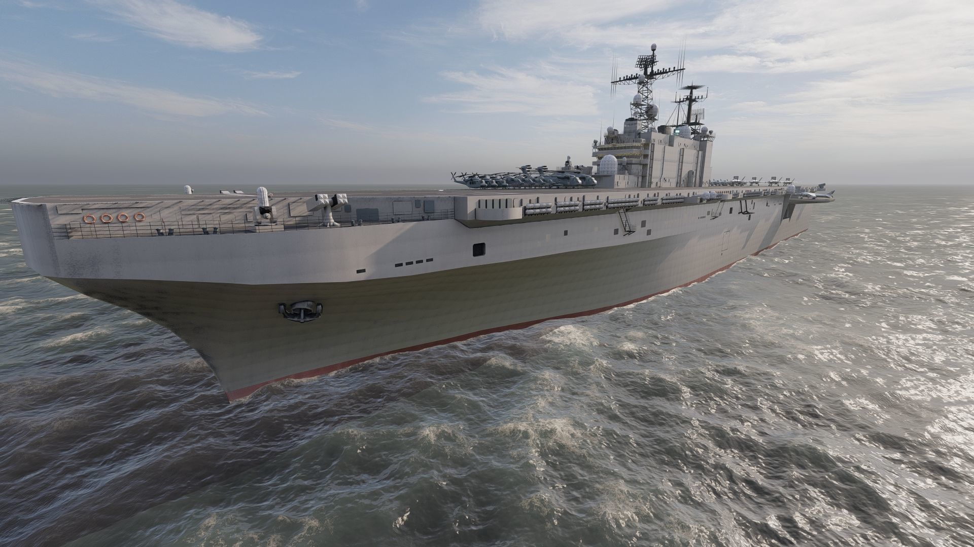 US NAVY AIRCRAFT CARRIER 3D model_7