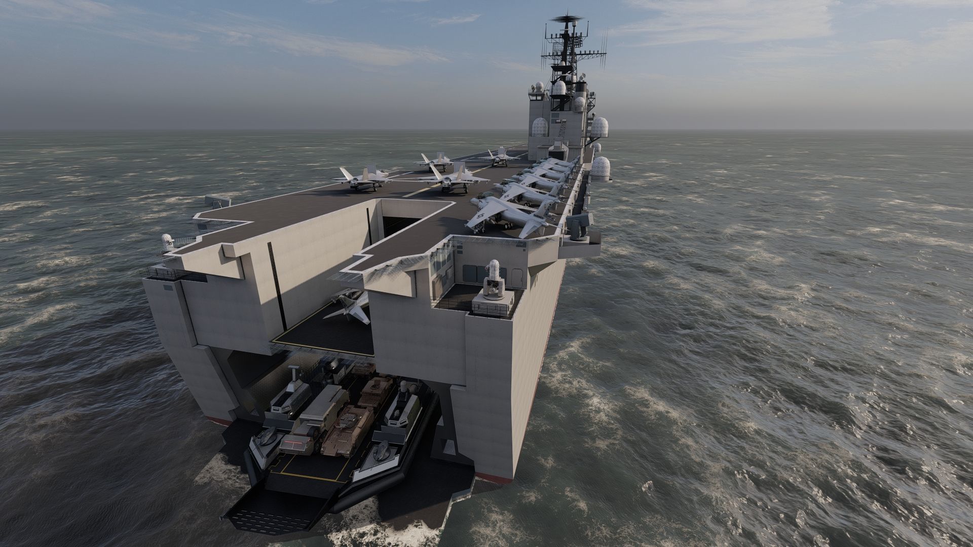 US NAVY AIRCRAFT CARRIER 3D model_13