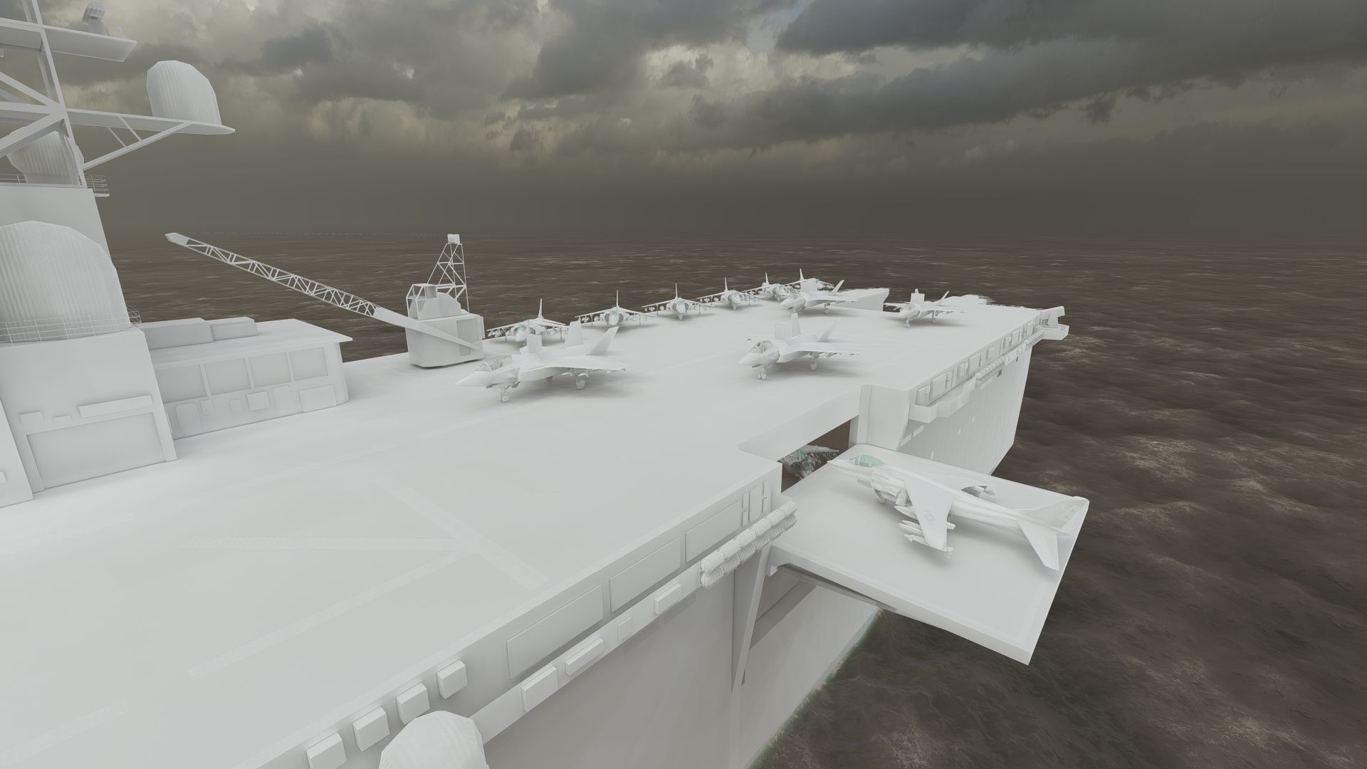 US NAVY AIRCRAFT CARRIER 3D model_44