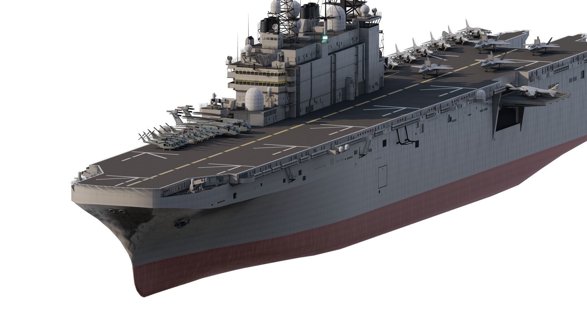 US NAVY AIRCRAFT CARRIER 3D model_3